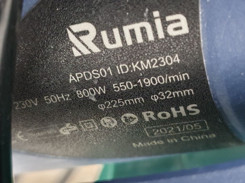 Шлайфмашина за стени и тавани, жираф, Rumia сгъваем с лед осветление