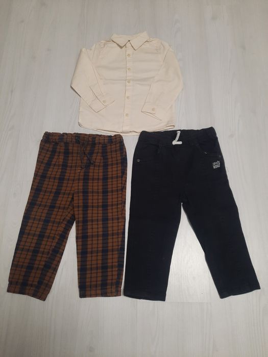 Camasa+ 2buc pantalon bebelus, marimea 92 cm