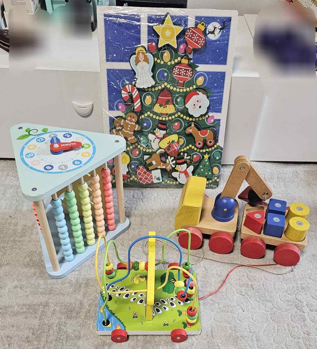 Детски дървени играчки, монтесори,образователни