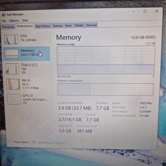Laptop Lenovo ThinkPad T440 - 240GB SSD, i7 4600 CPU, 12GB RAM