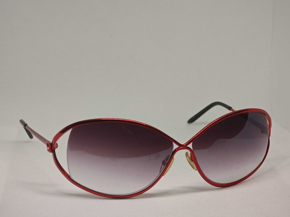 Ochelari de soare GUESS Vintage Y2K Cyber McBling Red Oval GU6379