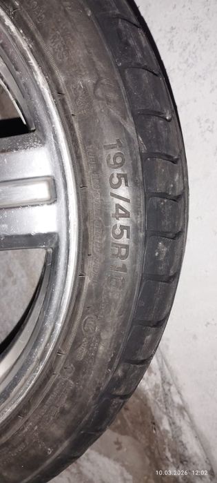 Продам  диски с резиной лето