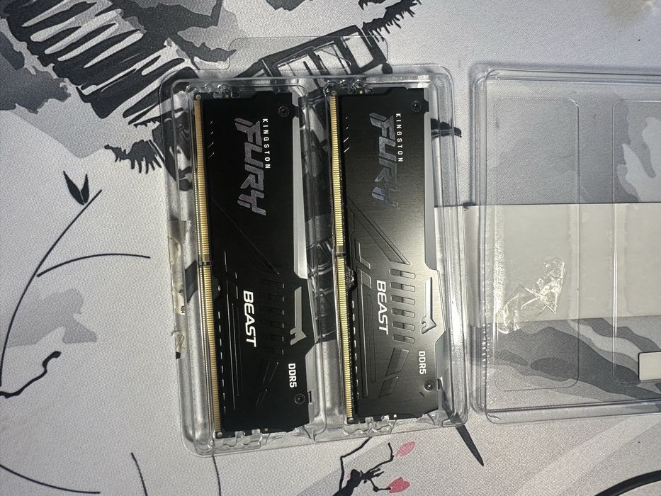 Kit RAM NOU Kingston FURY Beast DDR5 32GB (2x16GB) 5600MHz CL40