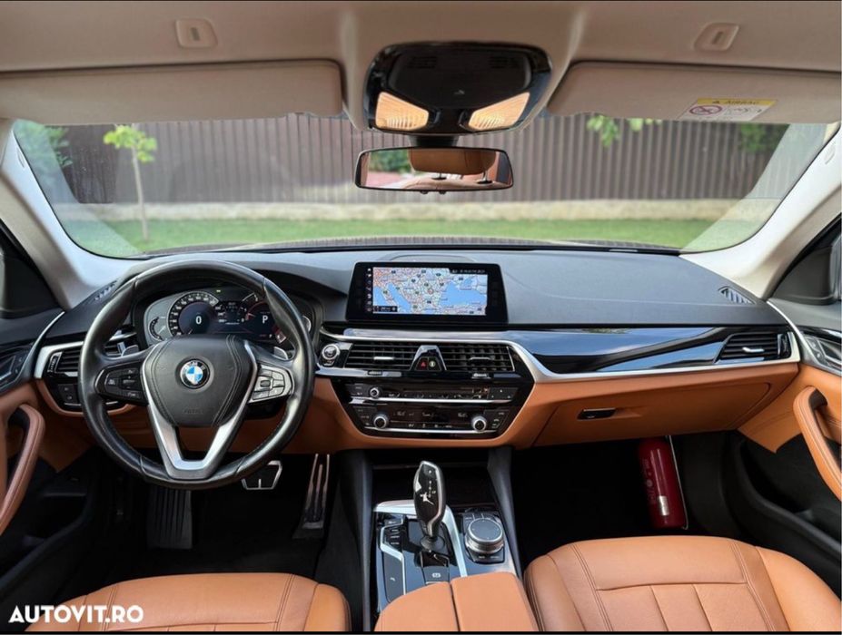 19.500 euro BMW Seria 5 G30 Luxury Line [Piele Coniac | Navigație Mare