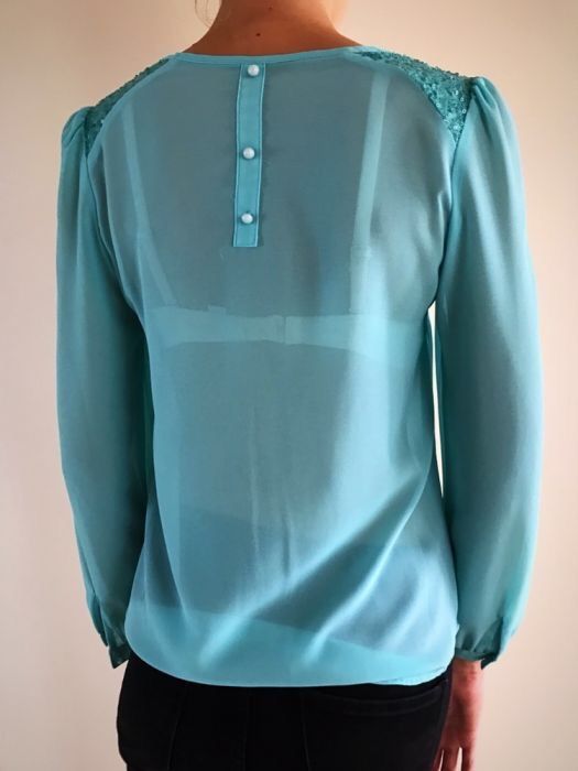 Bluza de vara turcoaz S