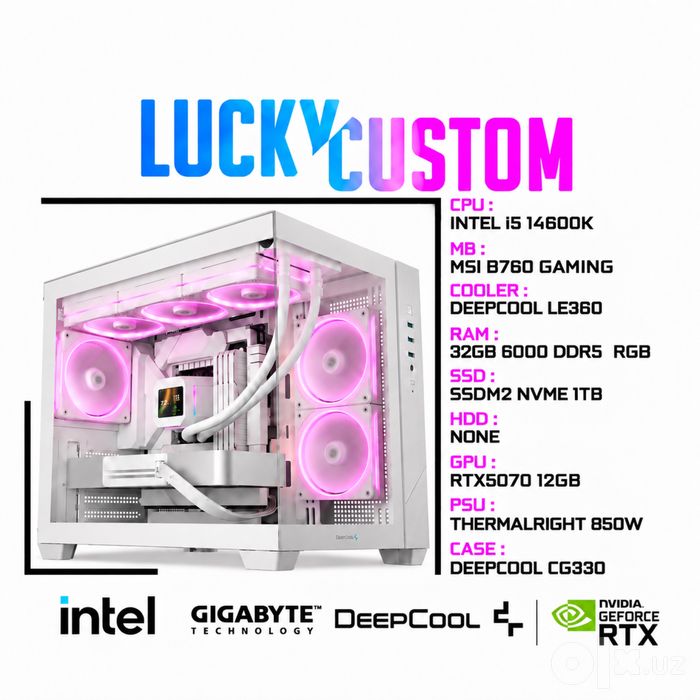 [НОВЫЕ] MSI B760 Gaming i5 14600K DDR5 32Gb RTX5070 12Gb