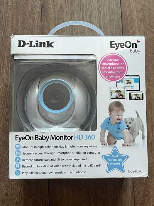 D-Link DCS-855L - Wi-Fi IP камера, като нова