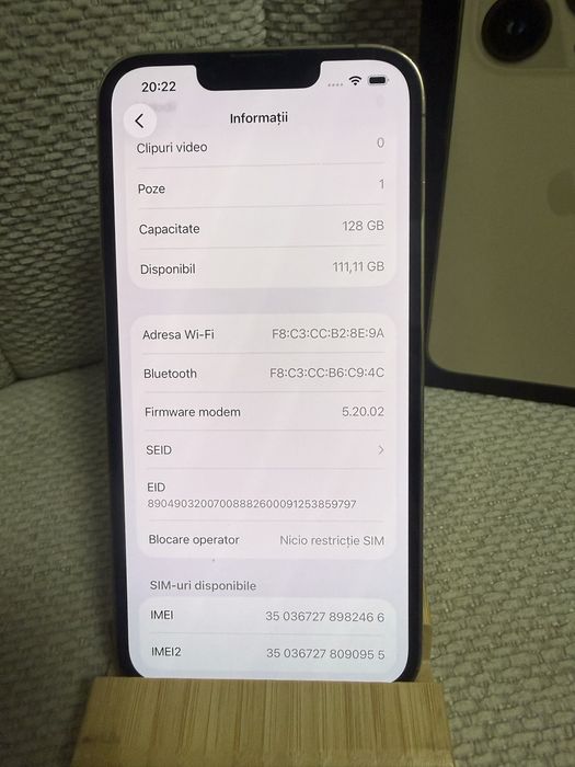 iPhone 13 Pro, 128Gb, Baterie 85%