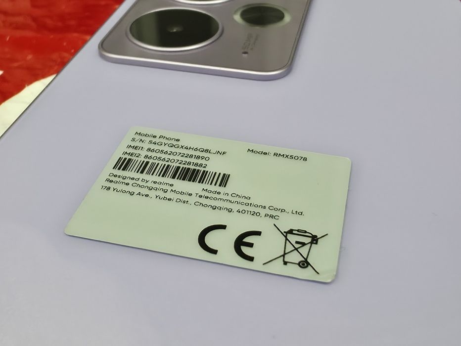 ЧИСТО НОВ 256GB Realme 14T 5G Гаранция Technopolis 2028г Purple / Лила