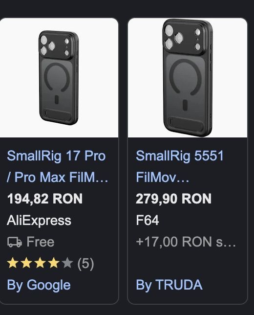 Smallrig 5551 -  iPhone 17 Pro Max - Husa | Carcasa FilMov Photography