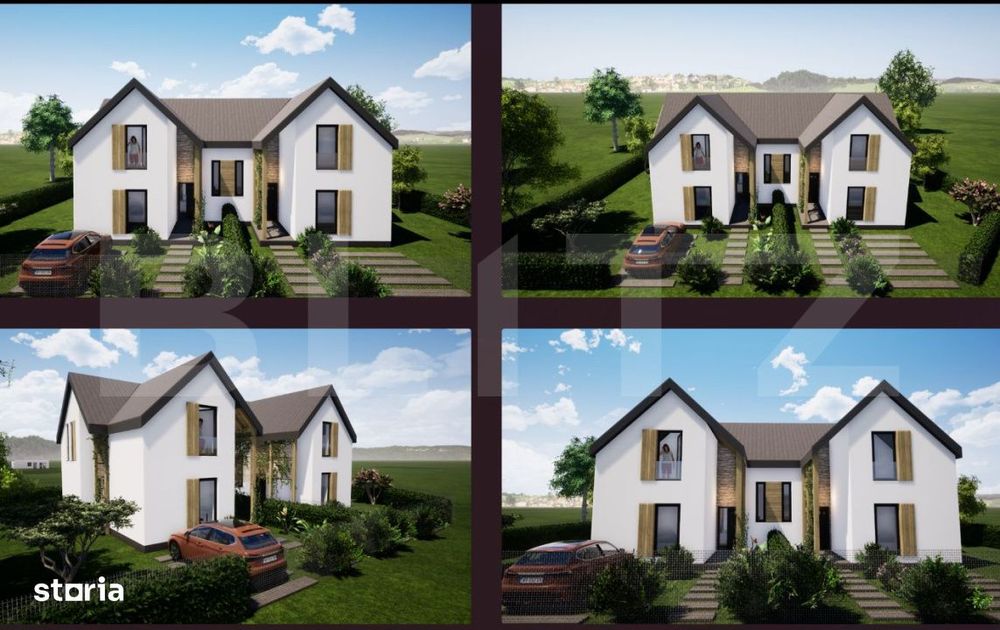 Casa tip duplex, 120 mp, intrare in Odoreu cartier rezidential
