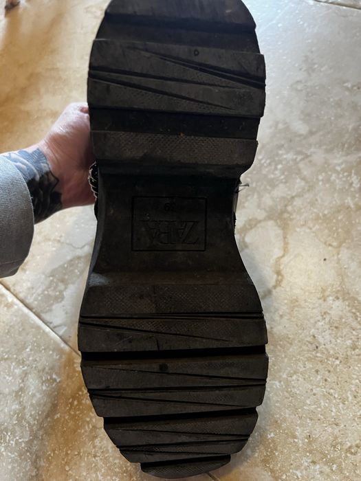 Zara боти-естествена кожа