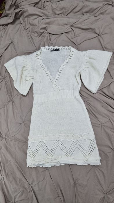 Rochie alba marime s