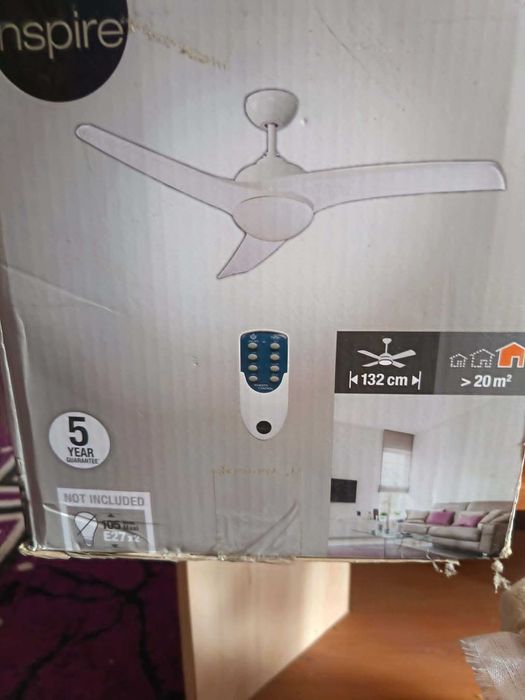 Oferta Speciala !!! Ventilator de Tavan nou si cu lumina