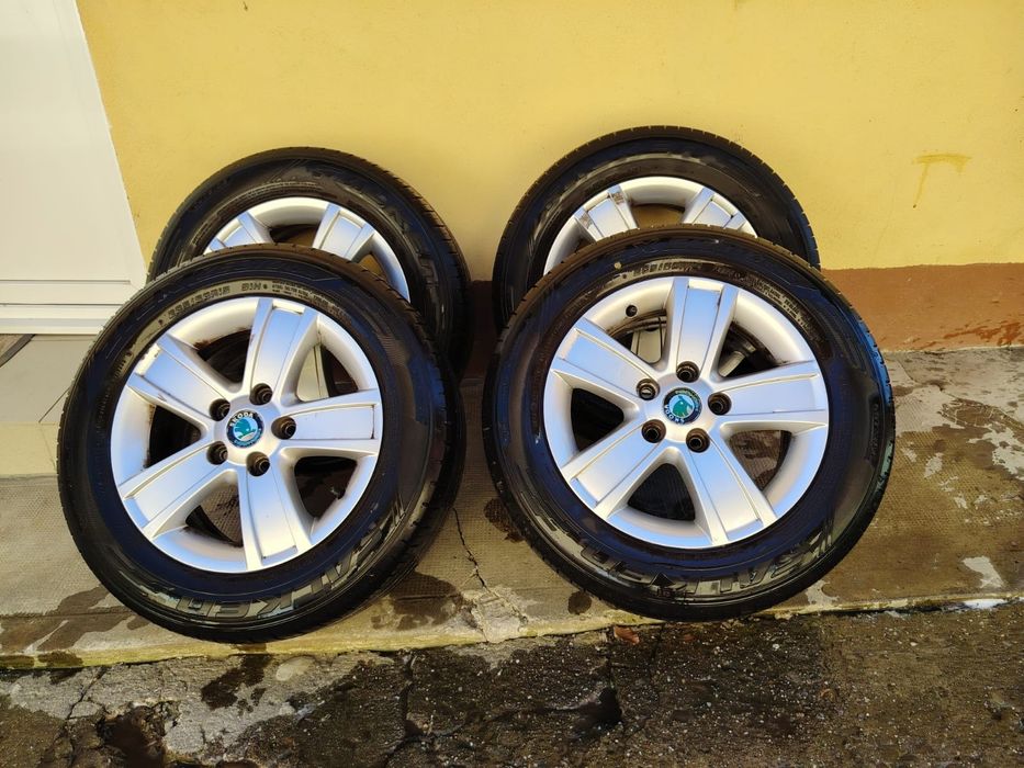 Vand set roti aliaj  vara Skoda R15!