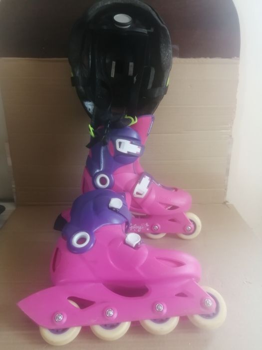 Ролкови ролери +предпазна каска