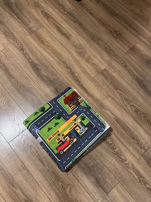 Covor pentru masinuțe , CARS CITY, portabil, 80x120