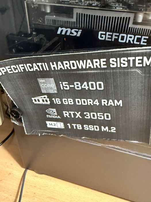 Calculator gaming i5 - rtx 3050