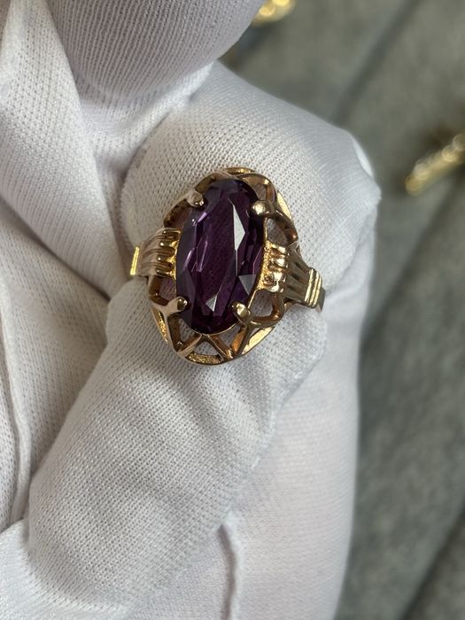 Много красиви Златни Руски пръстени 14 карата злато