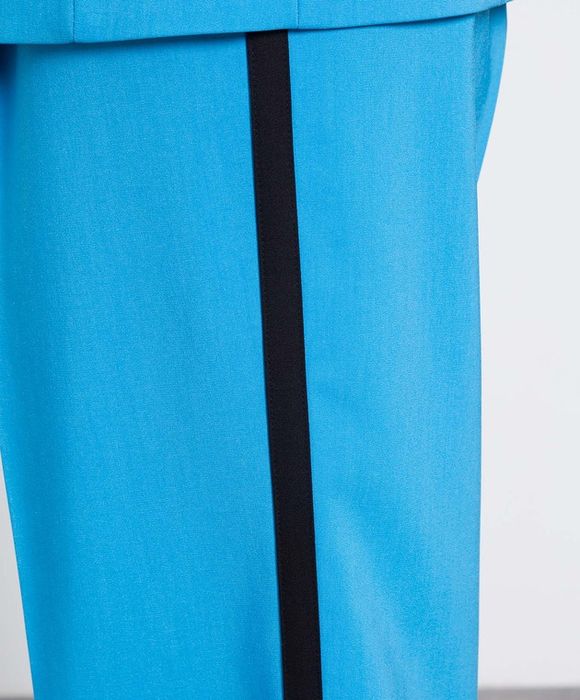 Син панталон с кант Twinset,размер M , нов с етикет!