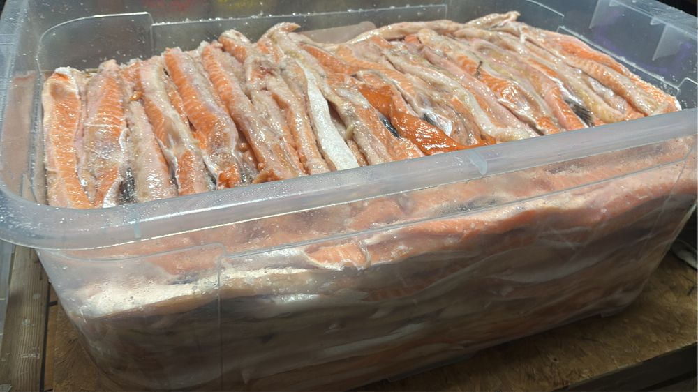 Семга копченая малосольная и копченная , сур набор