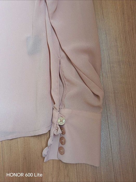 ALESSA Риза от луксозен шифон - Peach - S-M