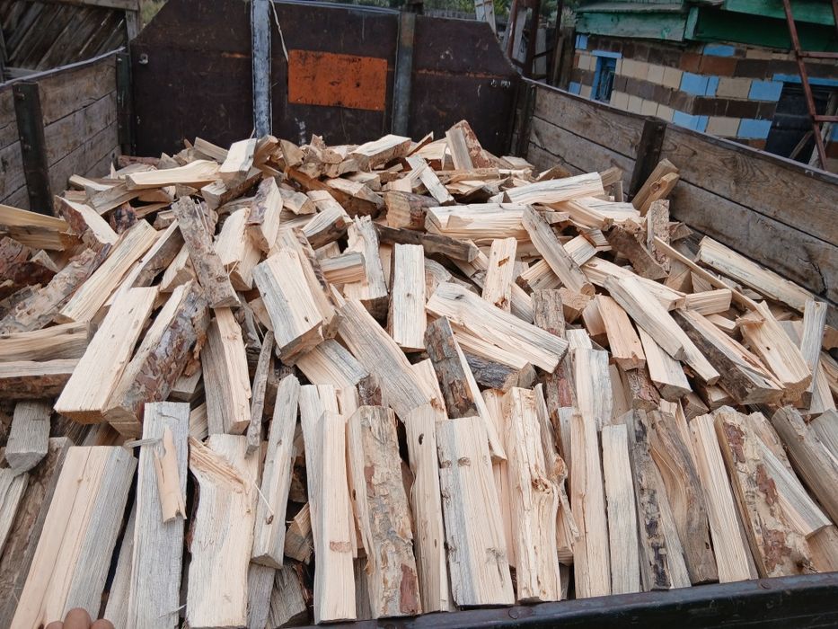 Дрова сухой рублены и чурки