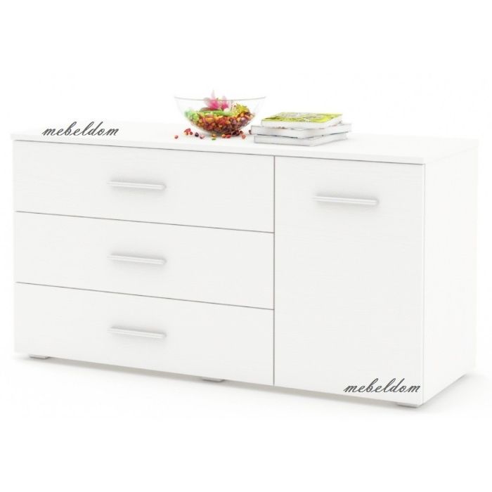 Скрин 120см. с 3 чекмеджета и врата(код-6043)