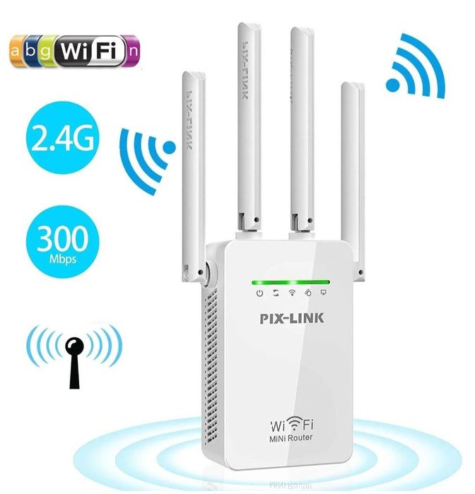 Wifi усилитель интернет сигнала, PIX-LINK, router,