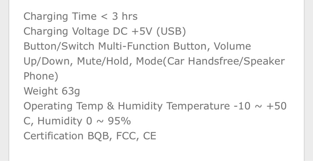 Sonorix Bluetooth Handsfree Kit A1 for car