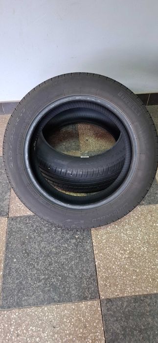 2бр. 215/55/17 Pirelli 7mm грайфер, дот 21г. Безплатен монтаж
