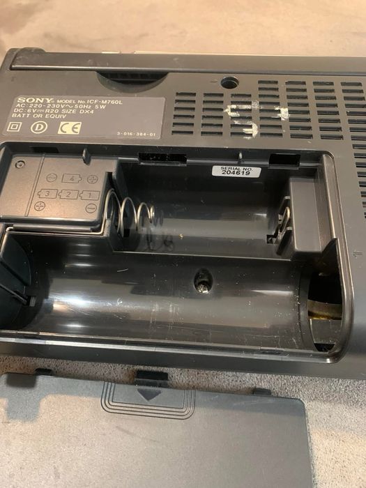 SONY ICF M760L Радио. Работи !
