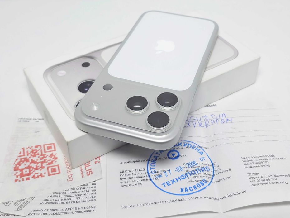 iPhone 17 Pro 256GB Silver•Гаранция
