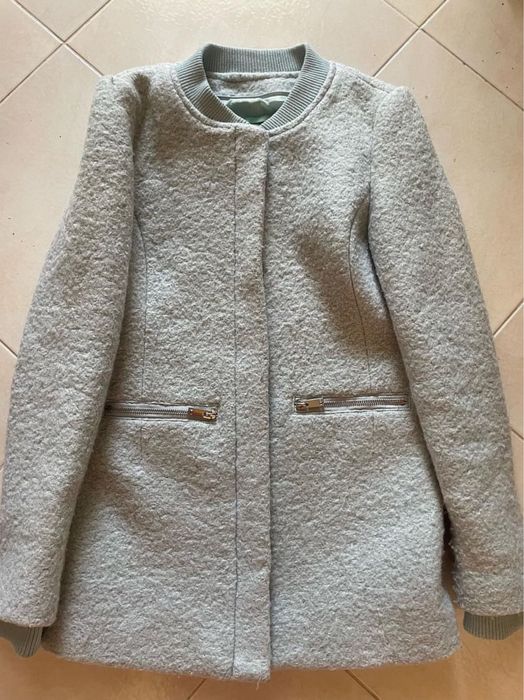 Вълнено палто Bershka