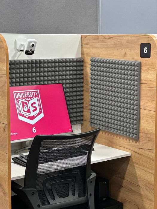 Акустический поролон, басс ловушки, эхо ловушки,