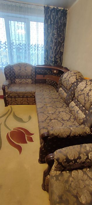 Угловой диван с креслом