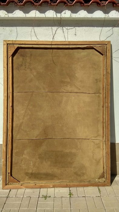 Стара картина от СОЦА ,''Косачи " на Ангел Рангелов