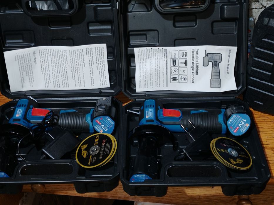 Продавам нов акумулаторен мини ъглошлайф Topfine. Изключително лек и у