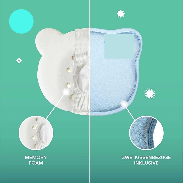 Ортопедическая детская подушка для предотвращения плагиоцефалии