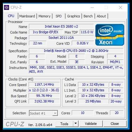 Kомпютър DELL PRECISION T3610 Intel Xeon E5-2680v2 48gb RX 570