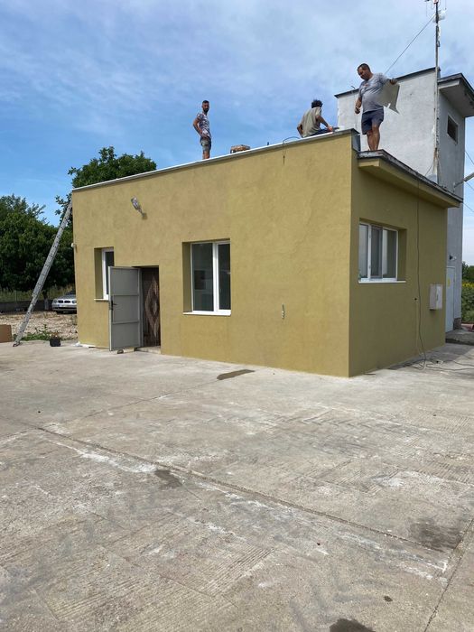 покриви топлоизолация хидрoизол шпакловка гипсокартон вик баня