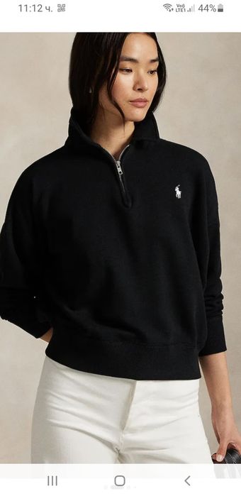 POLO Ralph Lauren 3/4 Zip Sweatshirt  M НОВО! ОРИГИНАЛ! Дамски Суичър!