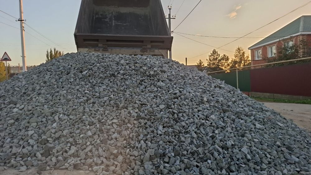 Песок строительный Щебень Хвосты Отсев
