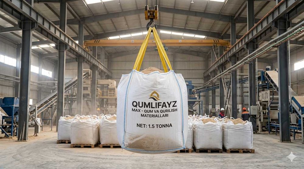 Big Bag qoplar: Sifatli, baquvvat va hamyonbop (Yangi qoplar)