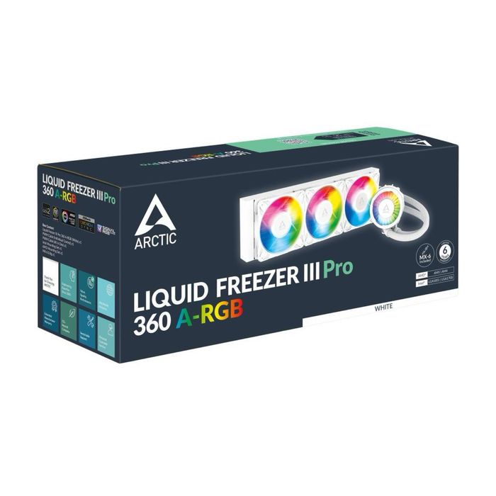 Водно охлаждане Arctic Liquid Freezer III Pro 360 A-RGB White