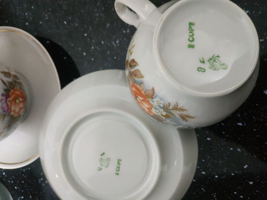 Сервизы чайные. Винтажные