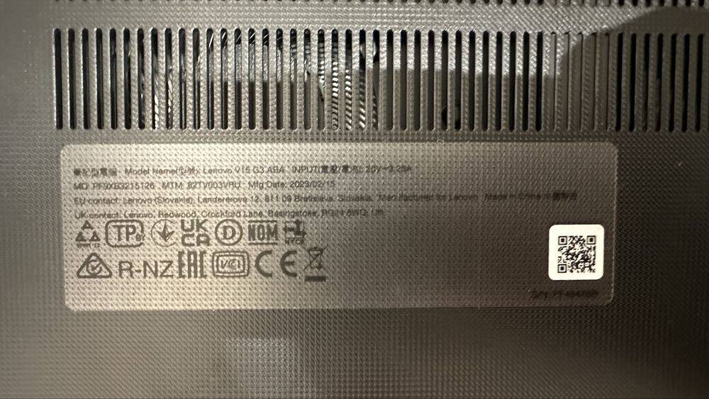 Ноутбук Lenovo V15 G3 ABA
