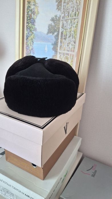 Шапка ушанка бобровая