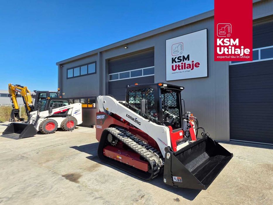 Mini Încărcător Șenile LONKING CDM315T | 109 CP Kubota, High Flow, AC