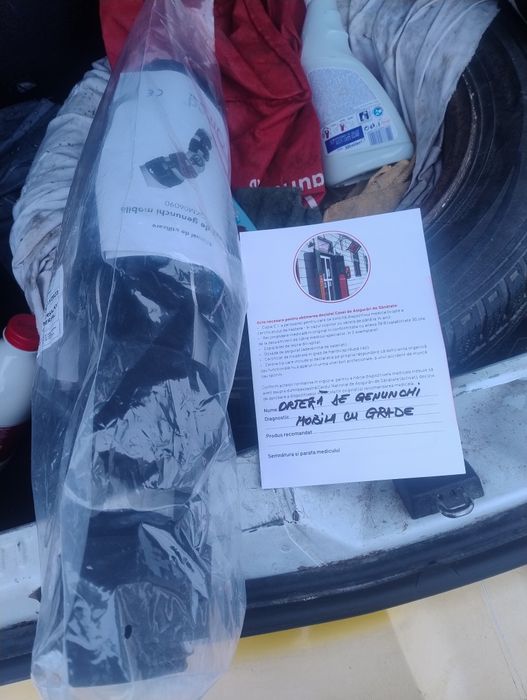 Orteza mobila de genunchi cu grade